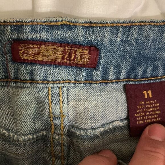 ZD Mini Skirt Altered Jeans. Size 11 - Picture 6 of 14